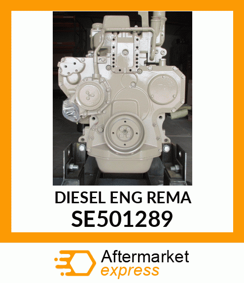 ENGINE,COMPLETE RUNNING REMANUFACTU SE501289