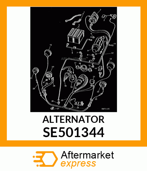 ALTERNATOR SE501344