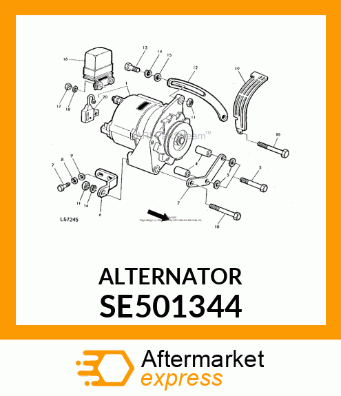 ALTERNATOR SE501344