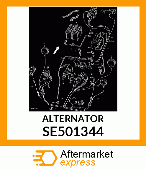 ALTERNATOR SE501344