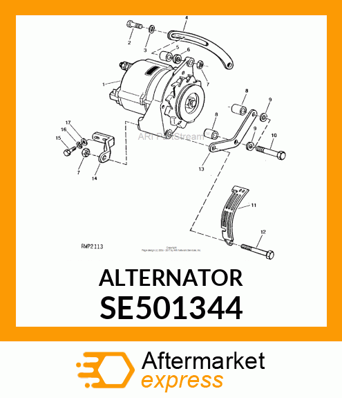 ALTERNATOR SE501344