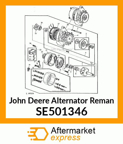 ALTERNATOR SE501346