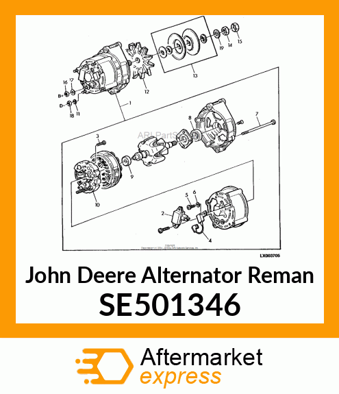 ALTERNATOR SE501346