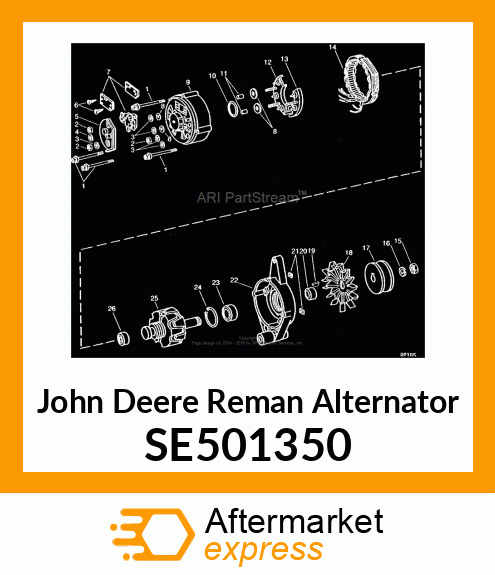 ALTERNATOR SE501350