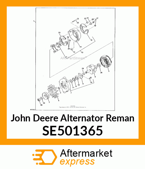 ALTERNATOR SE501365