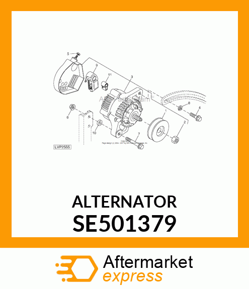 ALTERNATOR SE501379