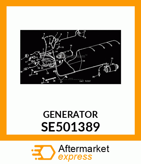 ALTERNATOR SE501389