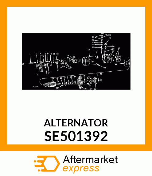 ALTERNATOR SE501392