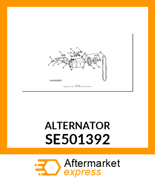 ALTERNATOR SE501392