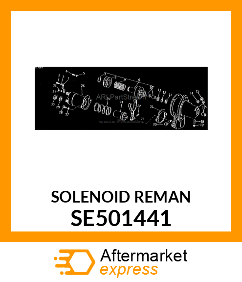 SOLENOID, REMAN STARTER SE501441