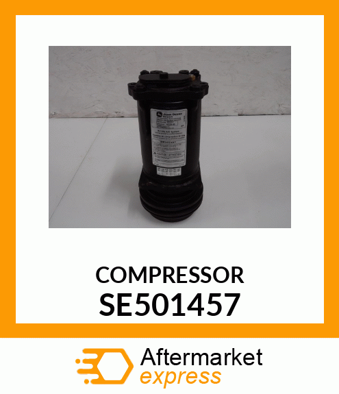 AC COMPRESSOR, A6 12V, REMAN SE501457