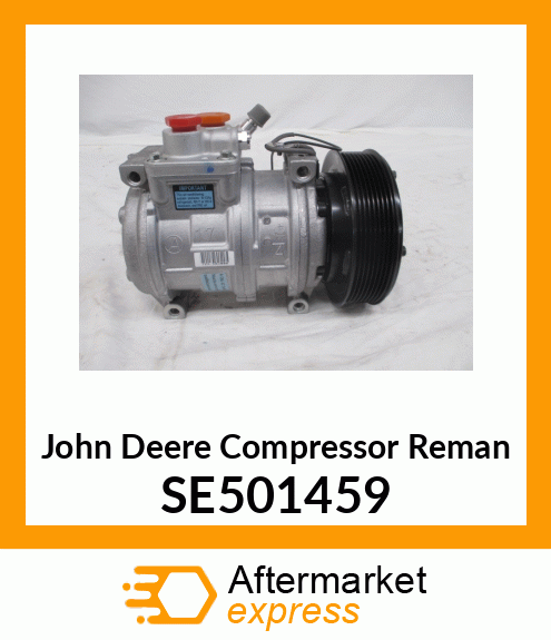 AC COMPRESSOR, 6E 12V, REMAN SE501459