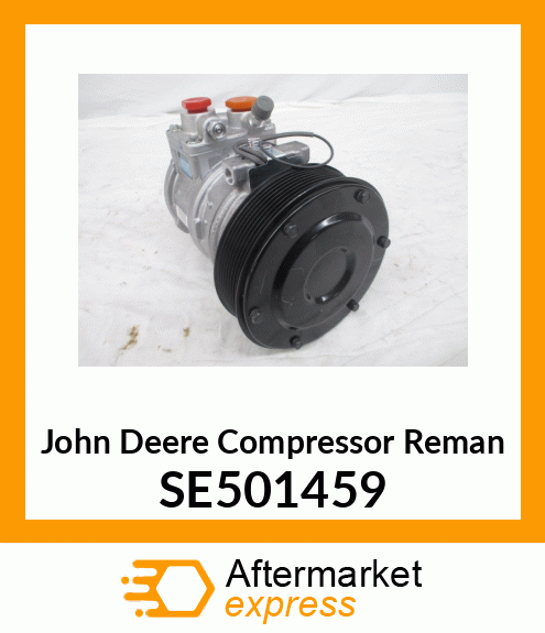 AC COMPRESSOR, 6E 12V, REMAN SE501459