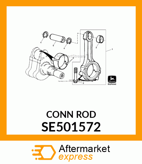 ROD,CONNECTING, REMANFACTURED SE501572