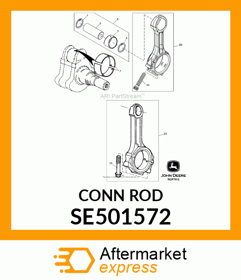 ROD,CONNECTING, REMANFACTURED SE501572