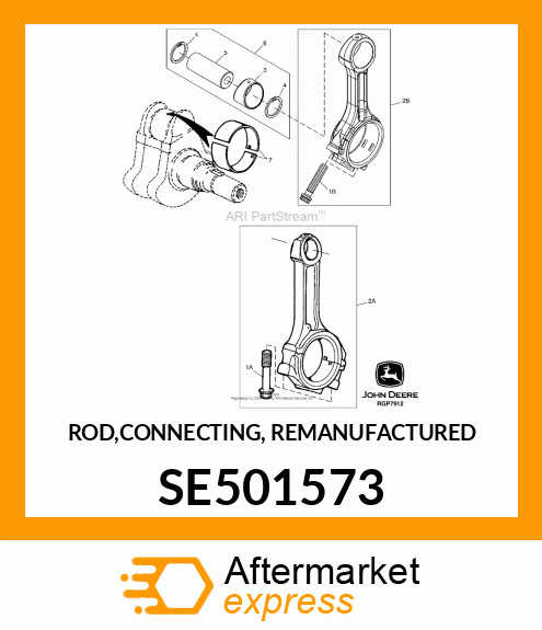 ROD,CONNECTING, REMANFACTURED SE501573