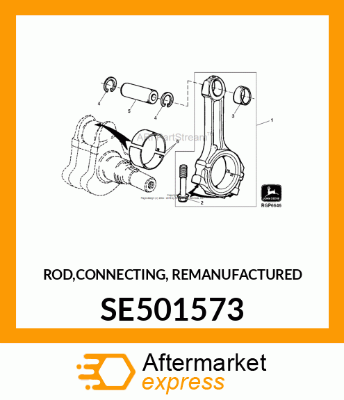 ROD,CONNECTING, REMANFACTURED SE501573