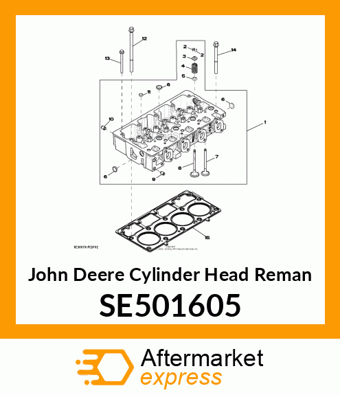 4024 CYLINDER HEAD SE501605