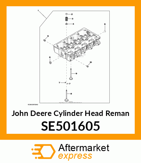 4024 CYLINDER HEAD SE501605