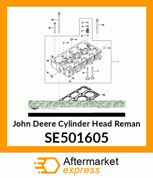 4024 CYLINDER HEAD SE501605