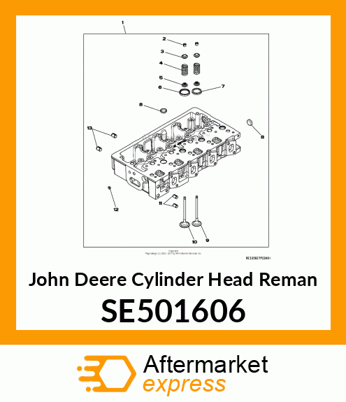 CYLINDER HEAD,HEAD, CYLINDER 4024 SE501606