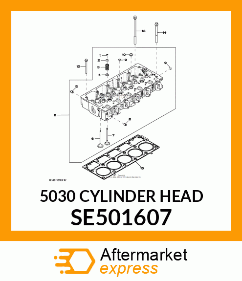 5030 CYLINDER HEAD SE501607