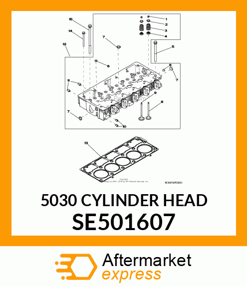 5030 CYLINDER HEAD SE501607