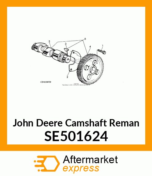 KIT, CAMSHAFT,REMAN SE501624