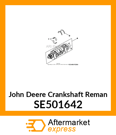 KIT, CRANKSHAFT 4024,KIT, CRANKSHAF SE501642