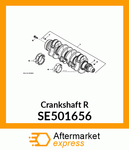 CRANKSHAFT KIT 4045PT SE501656