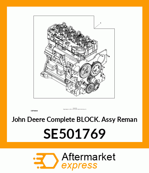 ENGINE, CBA 4045T TIER 2,ENGINE, CB SE501769