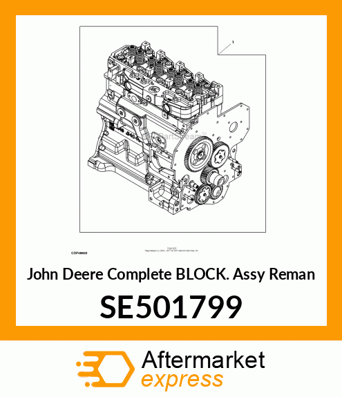 CBA 4045PT TIER 3 ENGINE SE501799