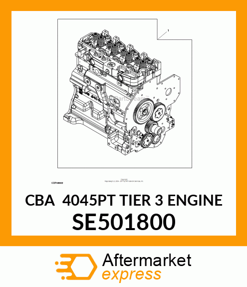 CBA 4045PT TIER 3 ENGINE SE501800