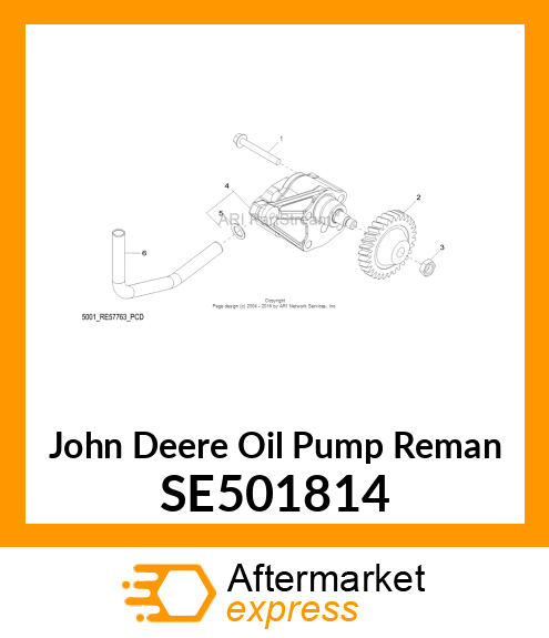 OIL PUMP ASSEMBLY S350 SE501814