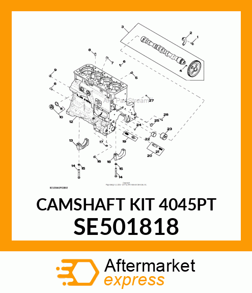 CAMSHAFT KIT 4045PT SE501818