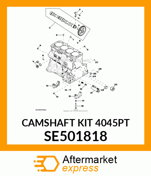 CAMSHAFT KIT 4045PT SE501818