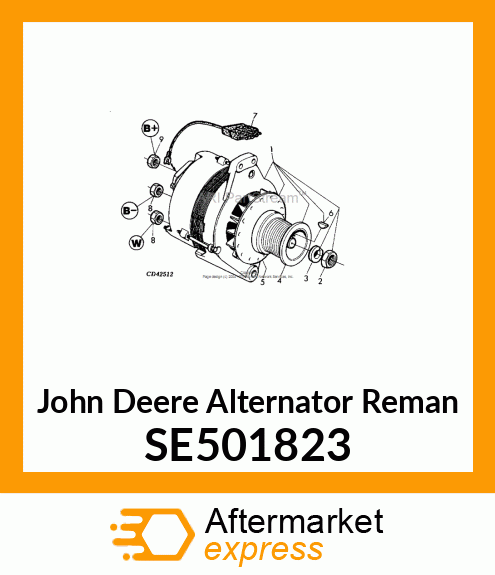 ALTERNATOR SE501823