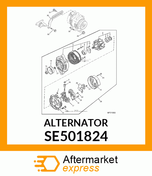 ALTERNATOR SE501824