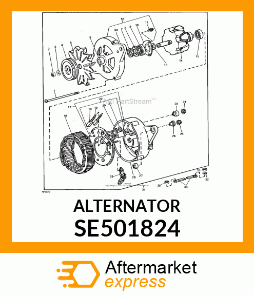 ALTERNATOR SE501824