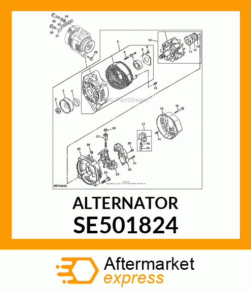 ALTERNATOR SE501824