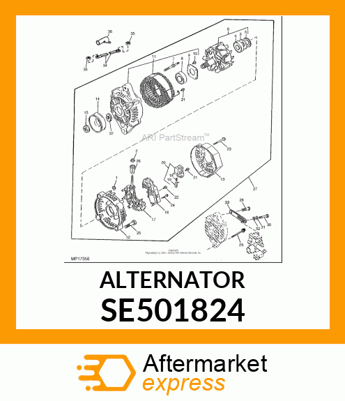 ALTERNATOR SE501824