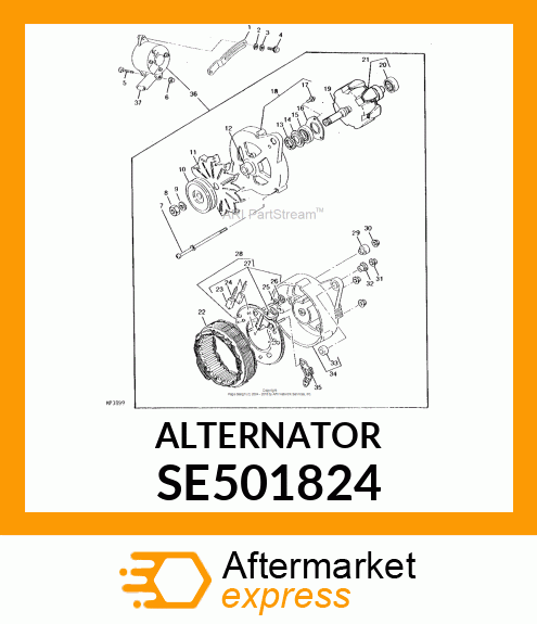 ALTERNATOR SE501824