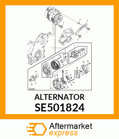 ALTERNATOR SE501824