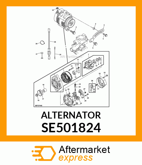 ALTERNATOR SE501824