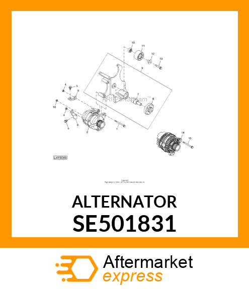 ALTERNATOR SE501831