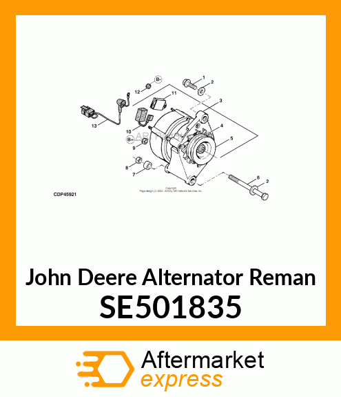 ALTERNATOR, SE501835