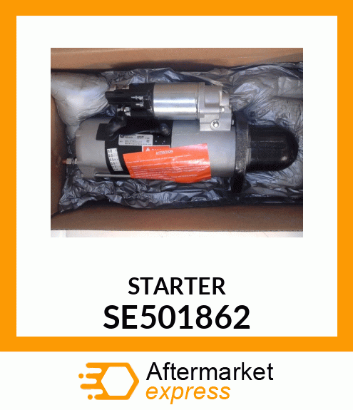 STARTER MOTOR, REMAN SE501862