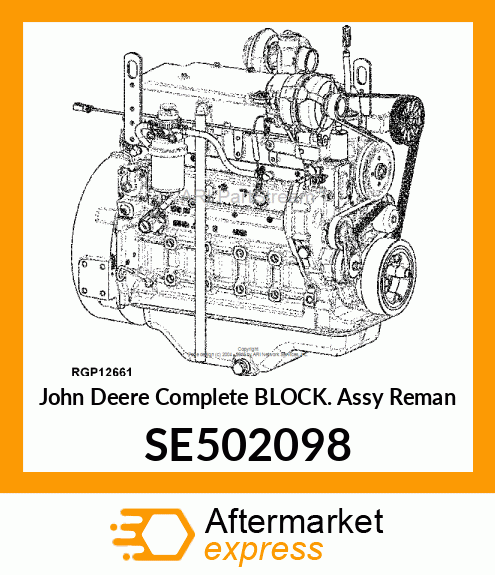 ENGINE,SUPER CBA 5030 SE502098