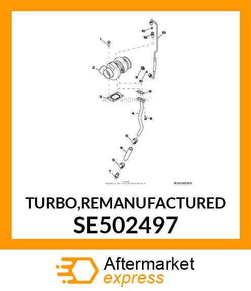 TURBO,REMAN SE502497