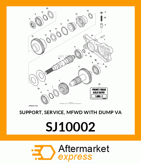 SUPPORT, SERVICE, MFWD WITH DUMP VA SJ10002